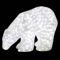 Vickerman 16" x 20" x 15.75" Kid Polar Bear 740 LED Lights