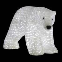 Vickerman 23.5" x 43" x 23" Female Polar Bear 1,540 LED Lights