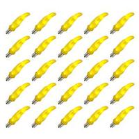 Vickerman C9 Intermediate Screw Base Yellow Chili Pepper LED (25 pack)