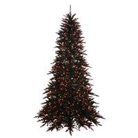 Vickerman 12' x 82" Black Fir 1,800 Orange Lights