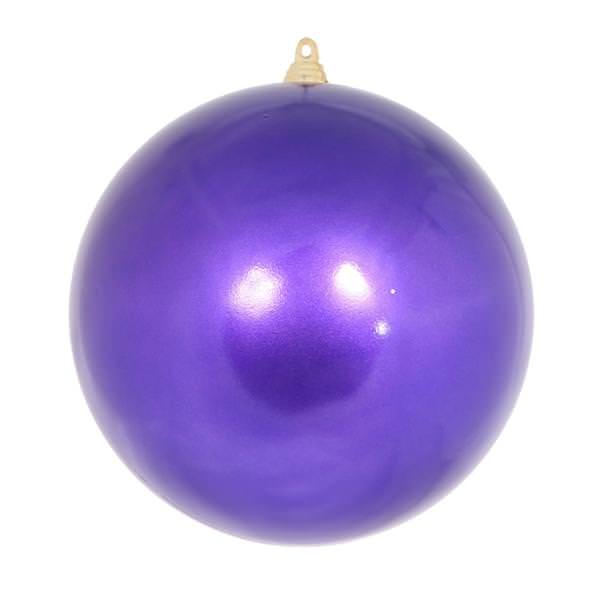 4" Purple Candy Finish Ball Ornament