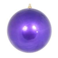 Vickerman 4" Purple Candy Finish Ball Ornament