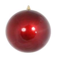 Vickerman 6" Burgundy Candy Finish Ball Ornament