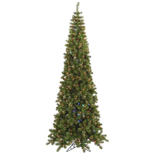7.5' x 39" Artificial Pencil 400 Color Change LED Lights