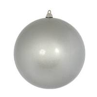 Vickerman 8" Silver Candy Finish Ball Ornament