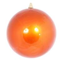 Vickerman 8" Burnished Orange Candy Finish Ball Ornament