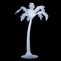 Vickerman 10' x 78" Outdoor White Palm 5,500 LED White Lights