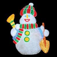 Vickerman 67" x 55" Wall Snowman 1800 LED Lights