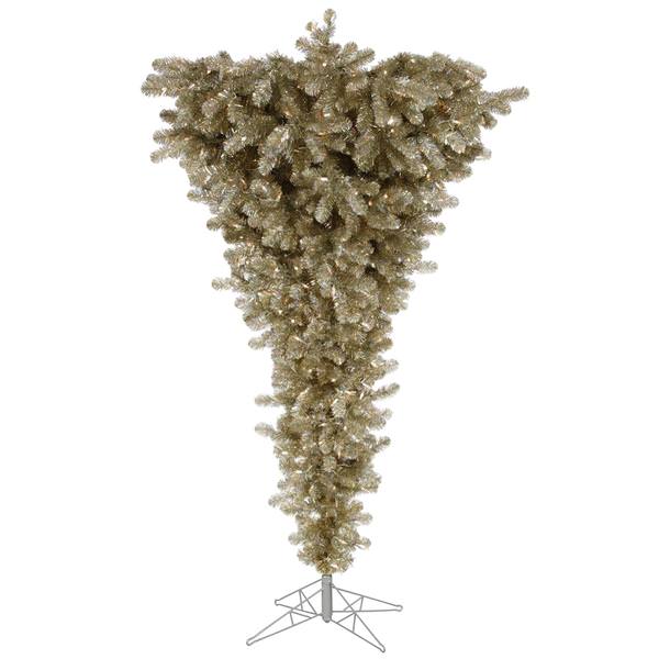 5.5' x 38" Champagne Upside Down 250 Warm White Italian LED Lights