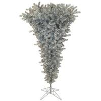 Vickerman 7.5' x 60" Silver Upside Down