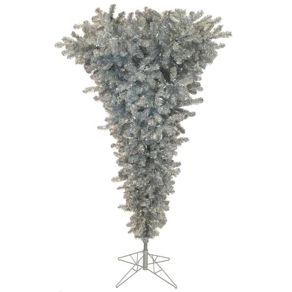 7.5' x 60" Silver Upside Down 500 Warm White Italian LED Lights