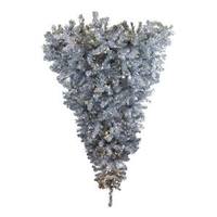 Vickerman 6' x 61" Silver Half Upside Down Tree with 350 Clear Lights