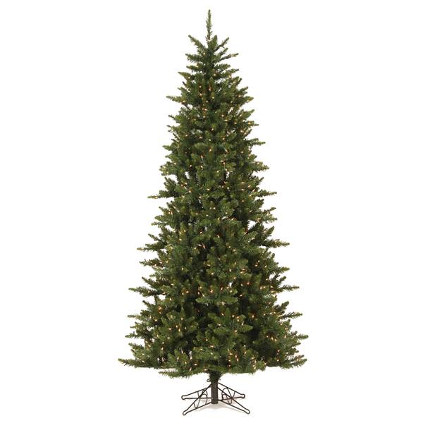 12' x 66" Artificial Camdon Fir 1,450 Warm White Italian LED Lights