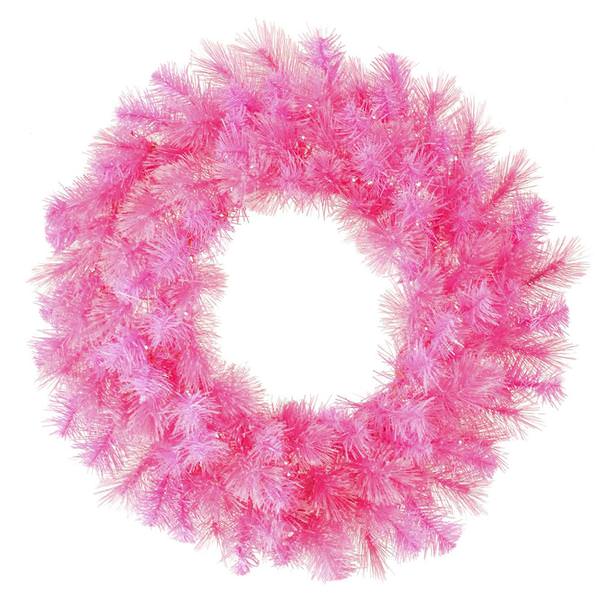 30" Artificial Pink Cashmere 50 Pink Italian LED Lights