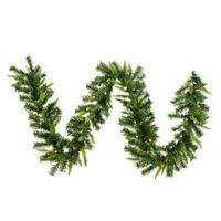 Vickerman 9' x 12" Artificial Imperial Pine Garland 50 Warm White Italian LED Lights