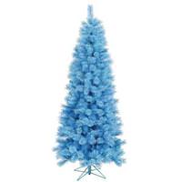 Vickerman 4.5' x 26" Baby Blue Cashmere 150 Blue Italian LED Lights