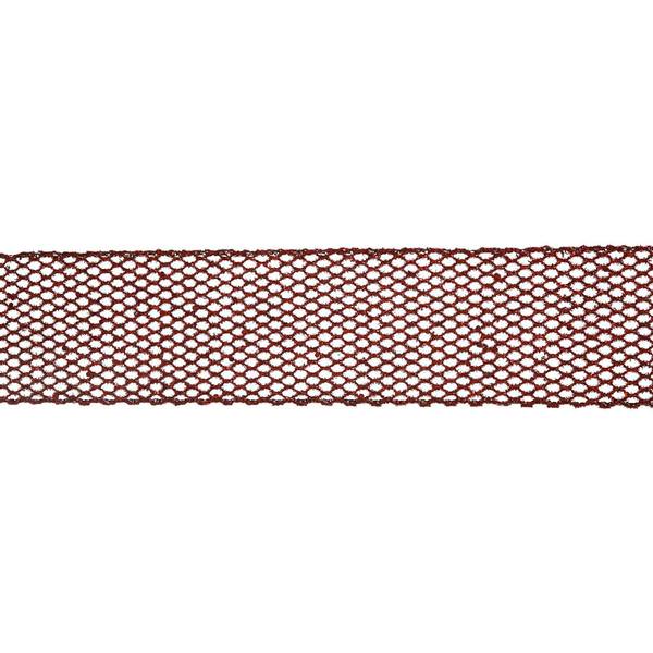 2.5" x 10yd Red Glitter Mesh Ribbon