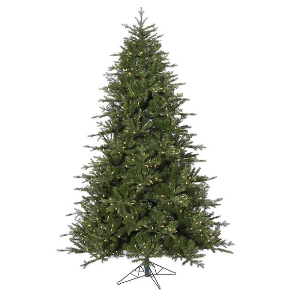 7.5' x 58" Artificial Madison Frasier Fir 750 Warm White Italian LED Lights