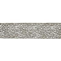 Vickerman 2.5" x 10yd Champagne Glitter Mesh Ribbon