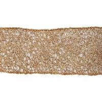 Vickerman 2.5" x 10yd Antique Gold Glitter Mesh Ribbon