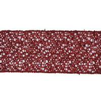 Vickerman 2.5" x 10yd Dark Red Glitter Mesh Ribbon