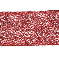 Vickerman 4" x 10yd Dark Red Glitter Mesh Ribbon