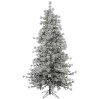 Vickerman 7.5' x 52" Artificial Flocked Anchorage Pine