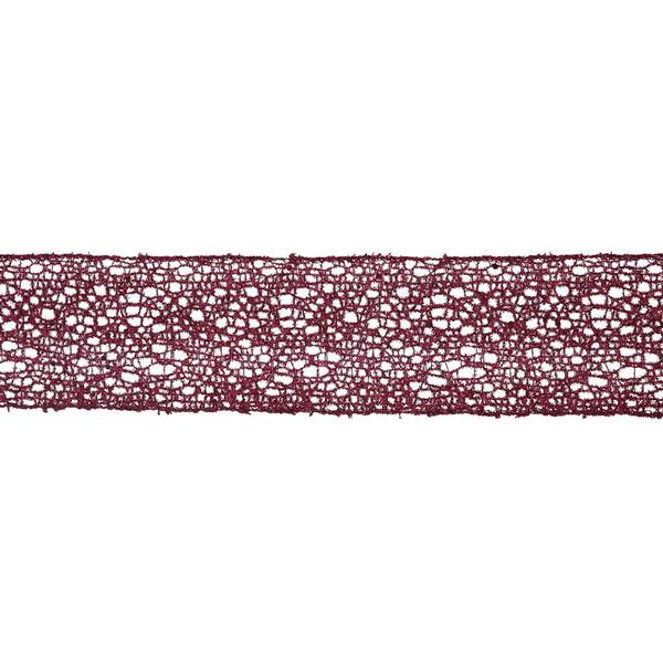 2.5" x 10yd Magenta Glitter Mesh Ribbon