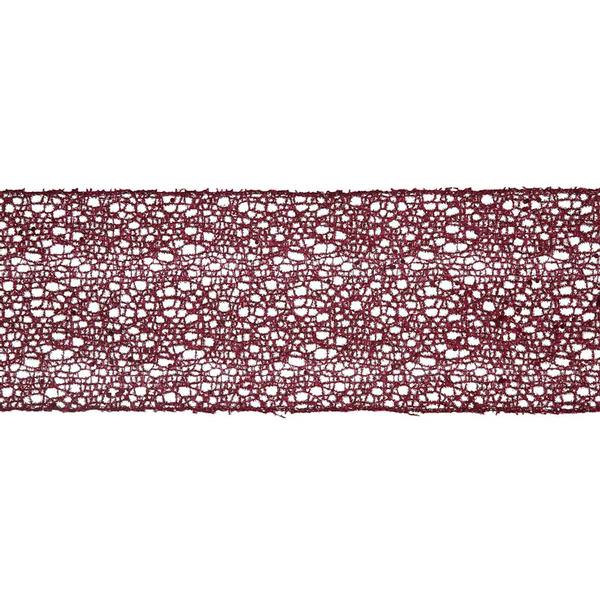 4" x 10yd Magenta Glitter Mesh Ribbon