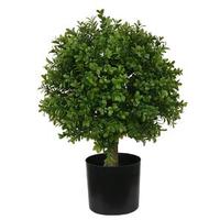 Vickerman 18" Artificial Boxwood Tree