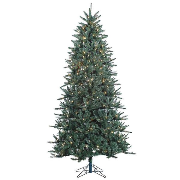 7.5' x 48" Artificial Baldwin Spruce 500 Clear Lights