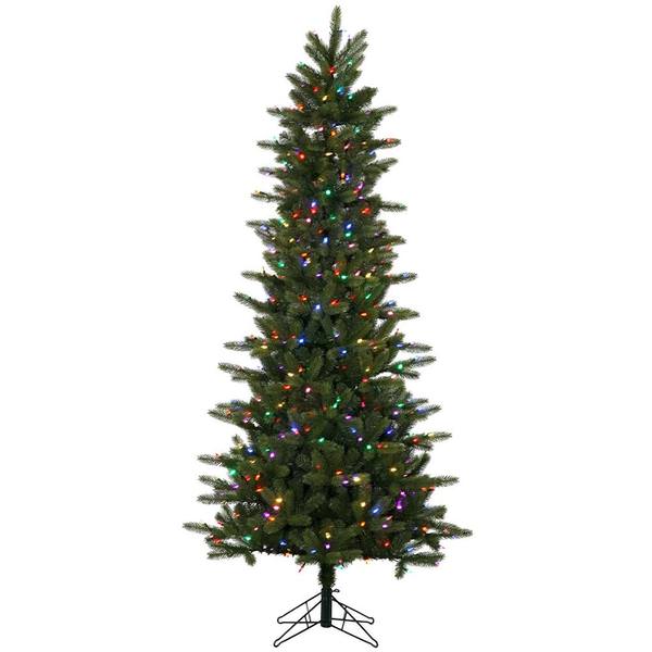 12' x 62" Artificial Kennedy Slim Fir Tree 1600 Multi-Color LED Lights