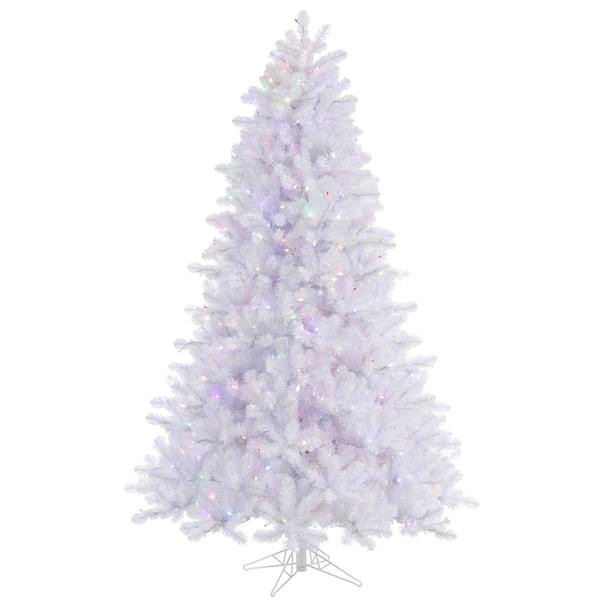 6.5' x 49" Crystal White Pine 550 Multi-Color Italian LED Lights