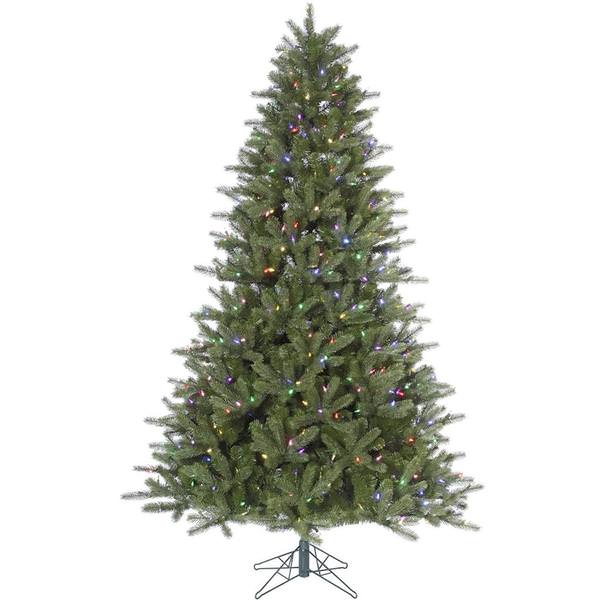 10' x 70" Artificial Kennedy Fir Tree 1250 Multi-Color LED Lights