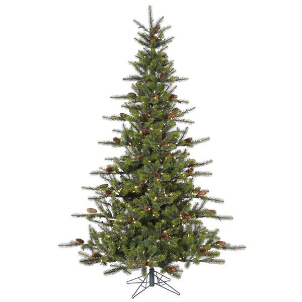 10' x 72" Artificial Timbercrest Spruce 1,050 Warm White Italian LED Lights