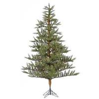 Vickerman 7' x 56" Artificial Flat Rock Pine 400 Clear DuraLit Miniature Lights