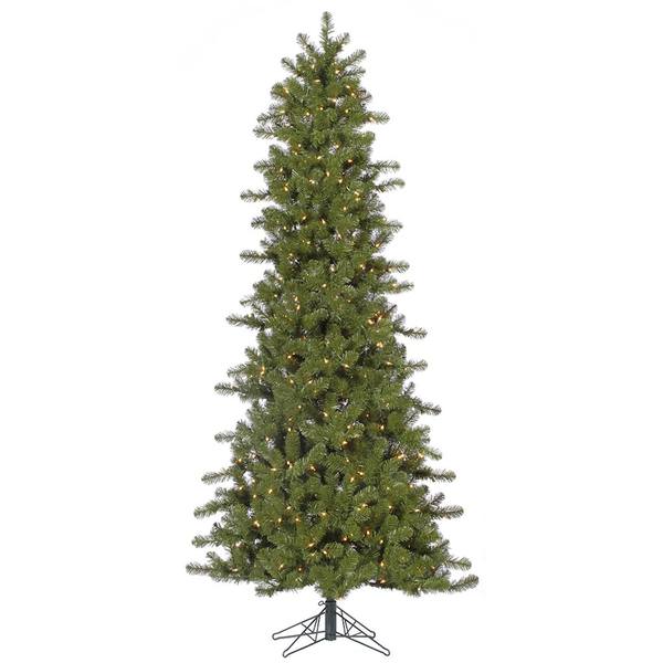 4.5' x 30" Artificial Slim Ontario Spruce 250 Clear Lights