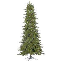Vickerman 8.5' x 46" Artificial Slim Ontario Spruce 650 Multi-Color Italian LED Lights