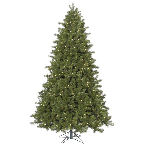 15' x 100" Artificial Ontario Spruce 3,200 Warm White Italian LED Lights