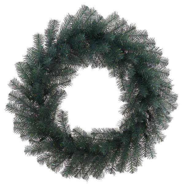 24" Artificial Blue Crystal Pine