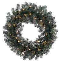 Vickerman 24" Artificial Blue Crystal 50 Clear DuraLit Miniature Lights