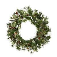 Vickerman 30" Artificial Mixed Country Pine 50 Warm White Italian LED Lights