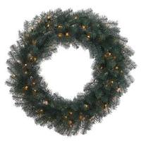 Vickerman 36" Artificial Blue Crystal 100 Clear DuraLit Miniature Lights