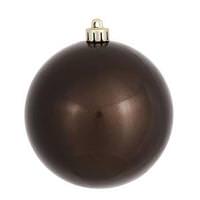 Vickerman 4" Chocolate Pearl Finish Ball Ornament