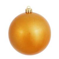 Vickerman 4" Antique Gold Pearl Finish Ball Ornament