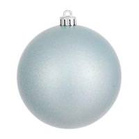 Vickerman 4" Baby Blue Pearl Finish Ball Ornament