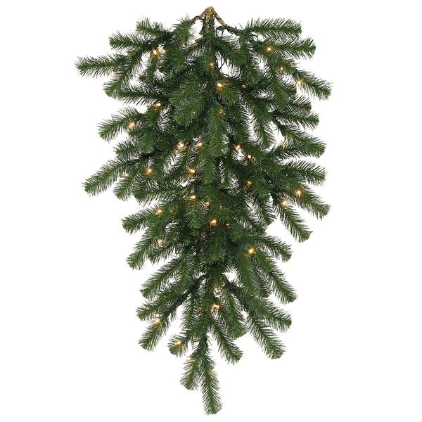 42" Douglas Fir Teardrop 50 Warm White Italian LED Lights
