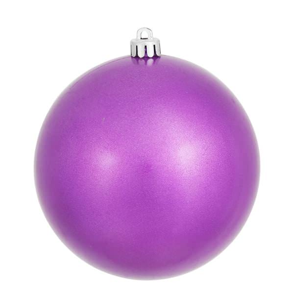 4.75" Orchid Pearl Finish Ball Ornament