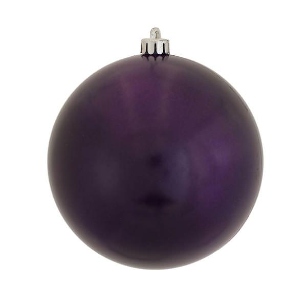 4.75" Plum Pearl Finish Ball Ornament