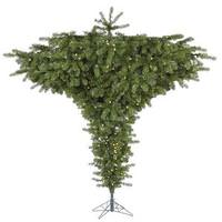 Vickerman 7.5' x 95" Artificial Upside Down 650 Warm White Italian LED Lights
